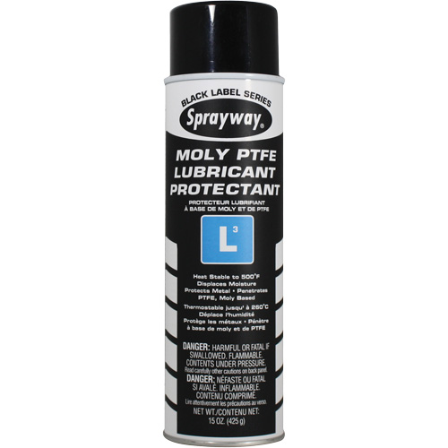 Lubrifiant protecteur au molybd&egrave;ne et PTFE L3, Canette a&eacute;rosol Oxford Builders Supplies Inc