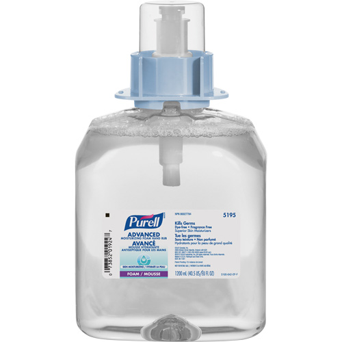 FMX-12 Green Certified Advanced Moisturizing Hand Rub, 1.2 L, Cartridge Refill, 70% Alcohol Oxford Builders Supplies Inc