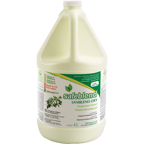 Nettoyant d&eacute;sinfectant OXY &agrave; l'huile de menthe poivr&eacute;e, 4 L, Cruche Oxford Builders Supplies Inc