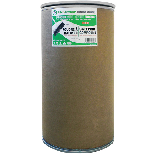 Compos&eacute; de balayage Pine Sweep Dust Buster, Baril, 220,46 lb (100 kg) Oxford Builders Supplies Inc