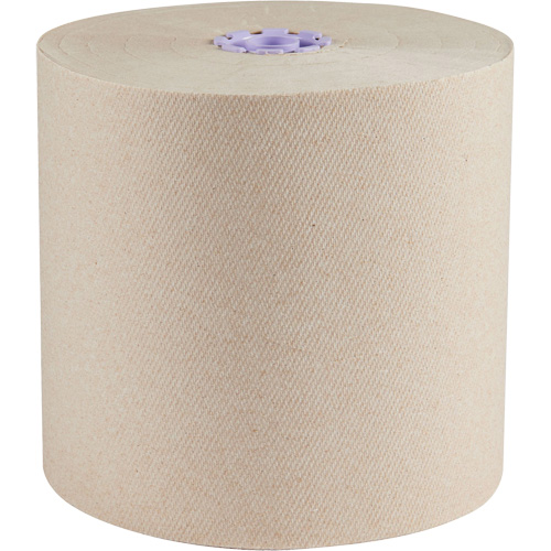 Essuie-mains bruns en fibres recycl&eacute;es &agrave; 100 % &agrave; enroulement serr&eacute; Essential, 1 pli, Standard, 700' lo Oxford Builders Supplies Inc
