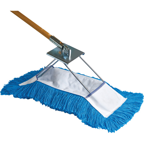 Vadrouille &agrave; &eacute;pousseter de style repliant Static-H, Style &agrave; enfiler, Nylon, 18" lo x 5" la Oxford Builders Supplies Inc