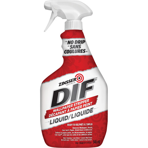 DIF&reg; Fast-Acting Wallpaper Stripper, 946 ml, Trigger Bottle Oxford Builders Supplies Inc