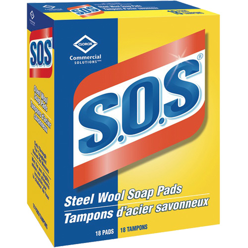 Tampons en laine d'acier saponifi&eacute;e S.O.S Oxford Builders Supplies Inc