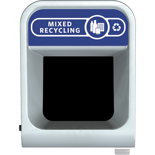 Conteneur pour d&eacute;chets de recyclage m&eacute;lang&eacute;s Configure, Vrac, Acier, 45 gal. US Oxford Builders Supplies Inc