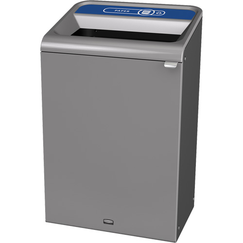 Configure Paper Waste Container, Bulk/Curbside/Deskside, Steel, 33 US gal. Oxford Builders Supplies Inc