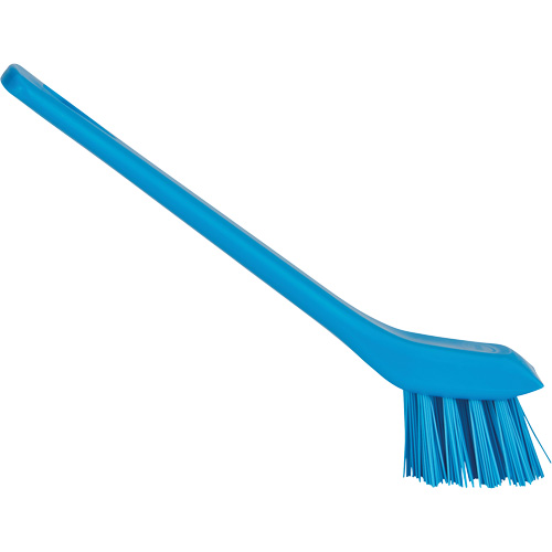 Brosse avec rebord grattoir, Soies Ferme, Longueur de 6", Bleu Oxford Builders Supplies Inc