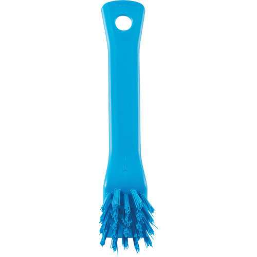 Brosse avec rebord grattoir, Soies Ferme, Longueur de 6", Bleu Oxford Builders Supplies Inc