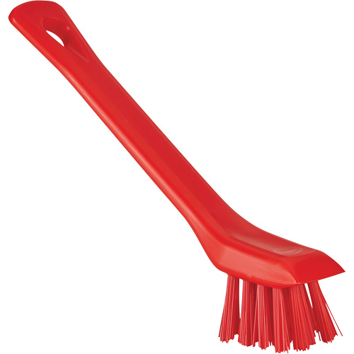 Brosse avec rebord grattoir, Soies Ferme, Longueur de 6", Rouge Oxford Builders Supplies Inc