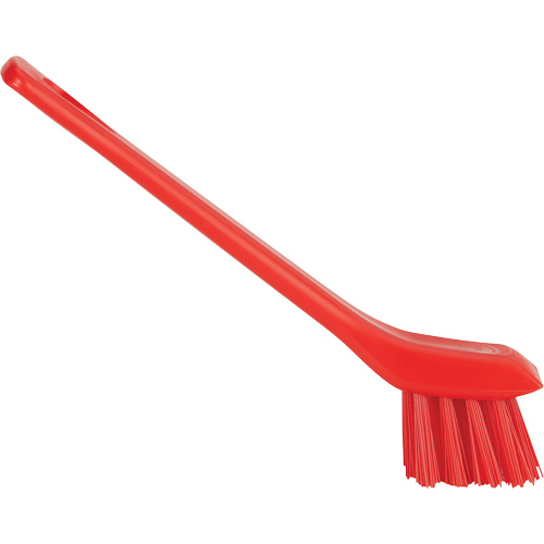 Brosse avec rebord grattoir, Soies Ferme, Longueur de 6", Rouge Oxford Builders Supplies Inc