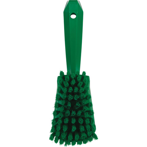 Brosse &agrave; r&eacute;curer avec manche court, Soies Doux, Longueur de 10-1/2", Vert Oxford Builders Supplies Inc