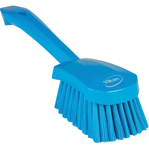 Short-Handled Washing Brush, Soft Bristles, 10-1/2" Long, Blue Oxford Builders Supplies Inc