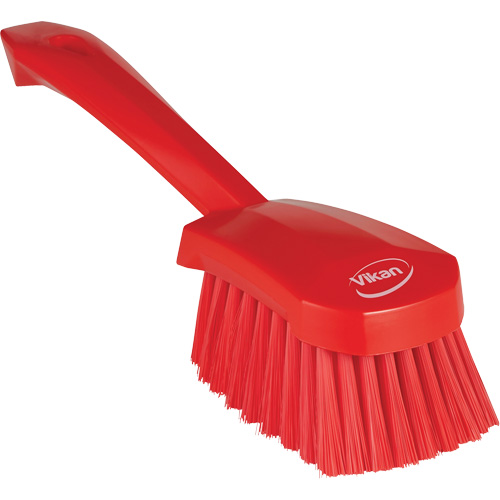 Brosse &agrave; r&eacute;curer avec manche court, Soies Doux, Longueur de 10-1/2", Rouge Oxford Builders Supplies Inc