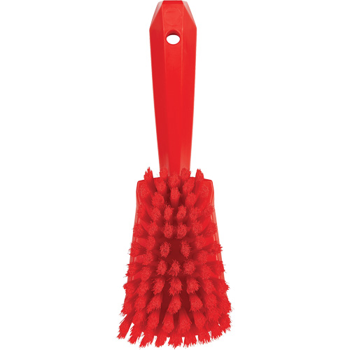 Brosse &agrave; r&eacute;curer avec manche court, Soies Doux, Longueur de 10-1/2", Rouge Oxford Builders Supplies Inc
