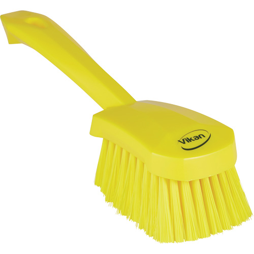 Brosse &agrave; r&eacute;curer avec manche court, Soies Doux, Longueur de 10-1/2", Jaune Oxford Builders Supplies Inc