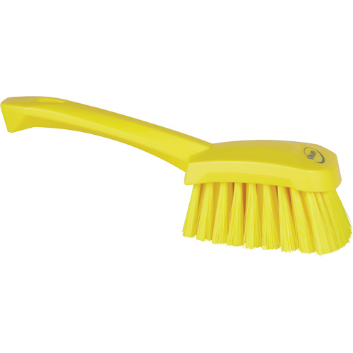 Brosse &agrave; r&eacute;curer avec manche court, Soies Doux, Longueur de 10-1/2", Jaune Oxford Builders Supplies Inc