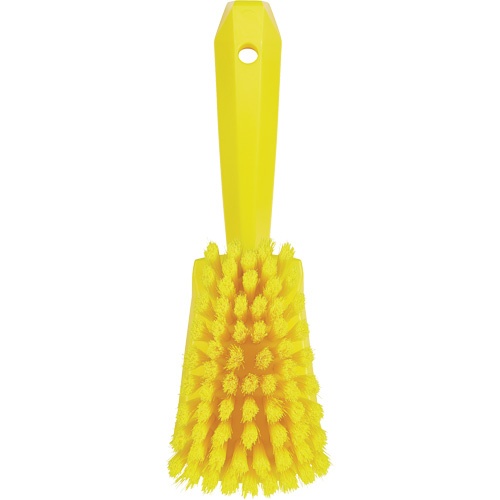 Brosse &agrave; r&eacute;curer avec manche court, Soies Doux, Longueur de 10-1/2", Jaune Oxford Builders Supplies Inc