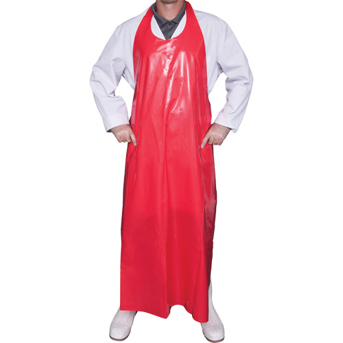 Top Dog 6 Mil. Apron, Polyurethane, 45" L x Red Oxford Builders Supplies Inc