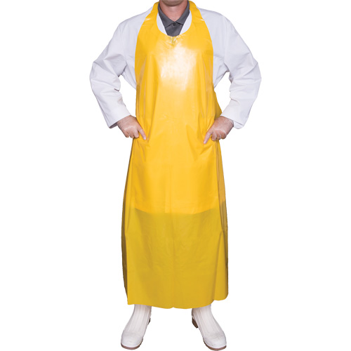Top Dog 6 Mil. Apron, Polyurethane, 50" L x Yellow Oxford Builders Supplies Inc