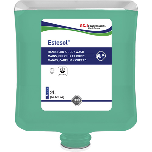 Nettoyant pour les mains, les cheveux et le corps Estesol, 2 L, For&ecirc;t tropicale, Cartouche en plastique Oxford Builders Supplies Inc
