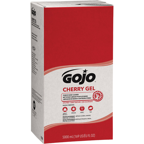 Hand Cleaner for Pro TDX Dispenser, Gel/Pumice, 5000 ml, Refill, Cherry Oxford Builders Supplies Inc