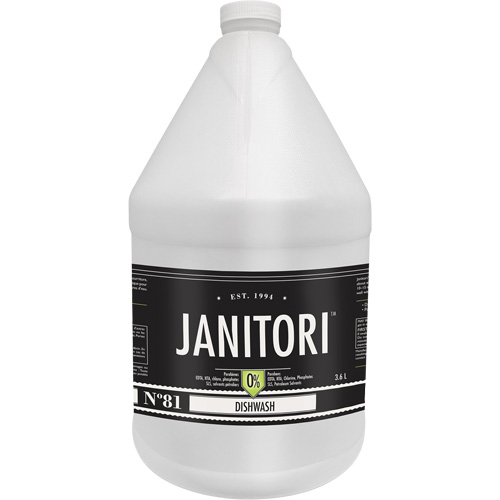 Janitori 81 Dishwash Cleaner, Liquid, 4 L Oxford Builders Supplies Inc