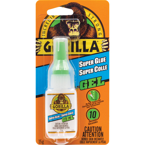 Colle cyanoacrylate en gel, 15 g, Bouteille, Transparent Oxford Builders Supplies Inc