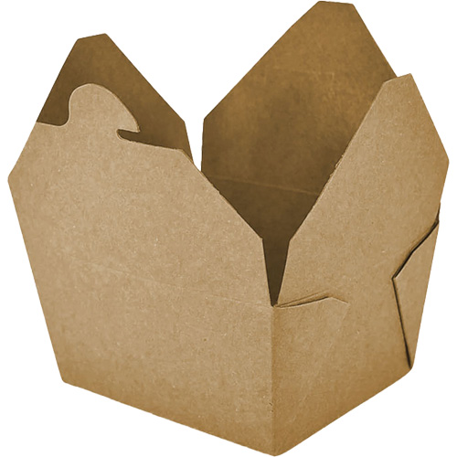 Contenants pour aliments &agrave; emporter Kraft, Ondul&eacute;, Rectangulaire Oxford Builders Supplies Inc