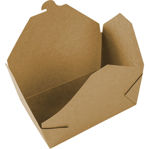 Contenants pour aliments &agrave; emporter Kraft, Ondul&eacute;, Rectangulaire Oxford Builders Supplies Inc