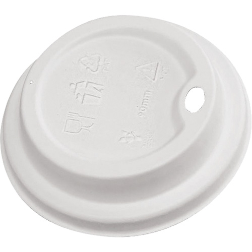 Compostable White Dome Sip Lids Oxford Builders Supplies Inc