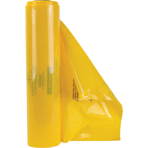 Doublures pour d&eacute;chets dangereux, Amiante, 40" lo x 26" la, 3 mils Oxford Builders Supplies Inc