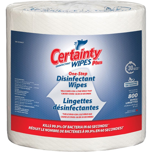 Lingettes d&eacute;sinfectantes, 7-9/10" x 5-9/10", 800 lingettes Oxford Builders Supplies Inc