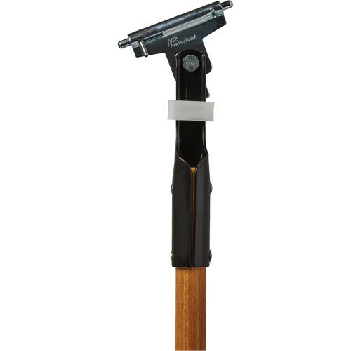 Clipper Dust Mop Handle, Wood, Quick-Connect Tip, 1" Diameter, 60" Length Oxford Builders Supplies Inc