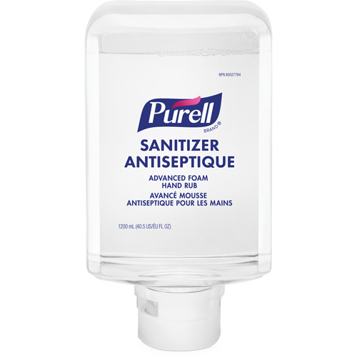 ES10 Advanced Hand Sanitizer Foam, 1200 ml, Cartridge Refill, 70% Alcohol Oxford Builders Supplies Inc