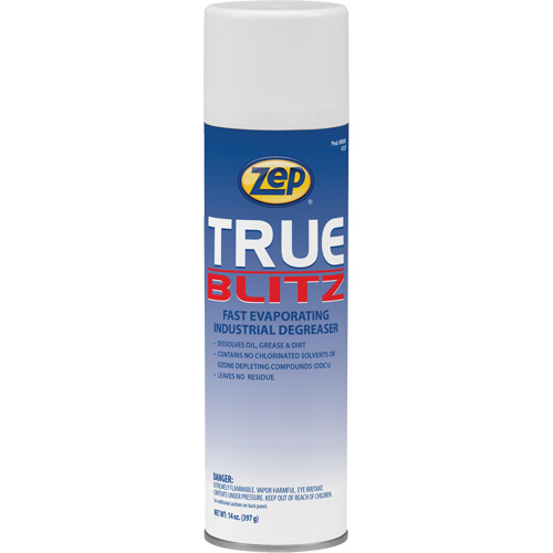 True Blitz Fast-Evaporating Industrial Degreaser, 14 oz., Aerosol Can Oxford Builders Supplies Inc