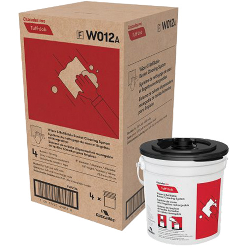 PRO Tuff-Job&reg; Refillable Bucket & Lid for W011 Wipers Oxford Builders Supplies Inc