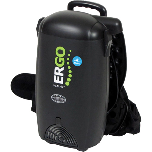 Aspirateur HEPA de style sac-&agrave;-dos ERGO pour aviation Oxford Builders Supplies Inc