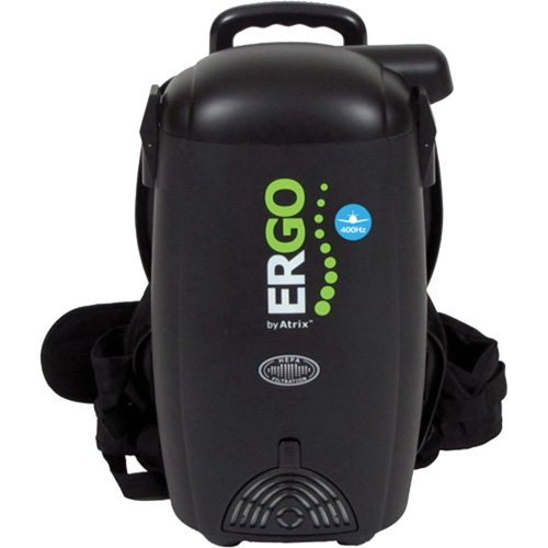 Aspirateur HEPA de style sac-&agrave;-dos ERGO pour aviation Oxford Builders Supplies Inc