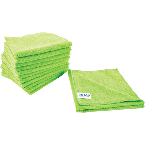 Chiffon de d&eacute;poussi&eacute;rage et nettoyage, Microfibre, Vert Oxford Builders Supplies Inc