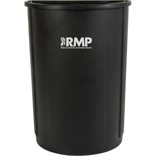 Half-Round Garbage Bin, Polyethylene, 21 US gal. Oxford Builders Supplies Inc