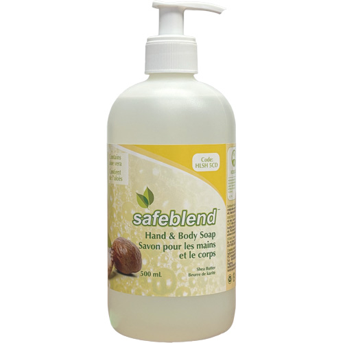 Shea Butter Hand & Body Soap, Liquid, 500 ml, Scented Oxford Builders Supplies Inc