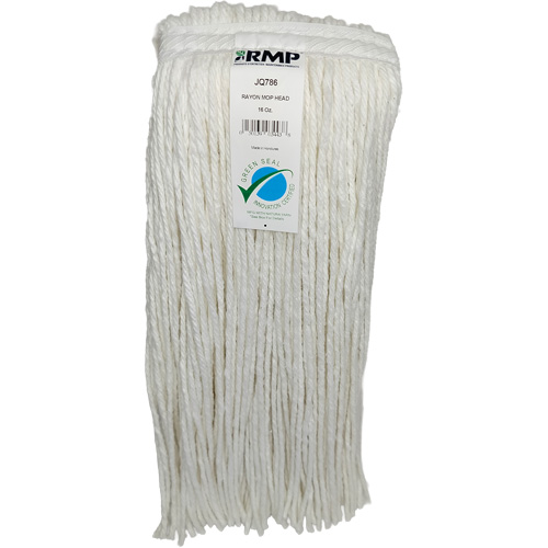 T&ecirc;te de vadrouille &eacute;troite &agrave; 4 plis, Rayonne, 16 oz, Style Coup&eacute; Oxford Builders Supplies Inc