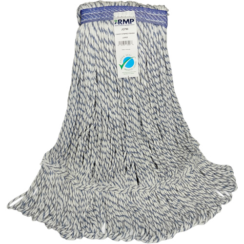 Candy-Striped Mop Head, Floor Finishing, Synthetic, Loop Style Oxford Builders Supplies Inc