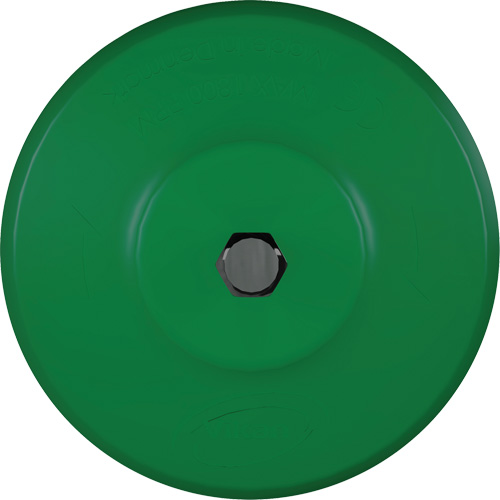 Brosse ronde HyDrive pour perceuse, Soies Tr&egrave;s ferme, Longueur de 3-1/10", Vert Oxford Builders Supplies Inc