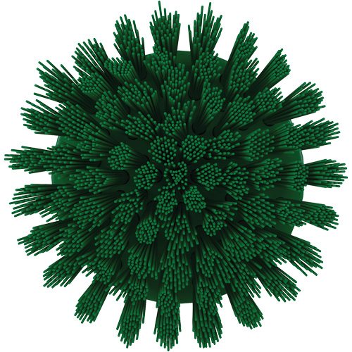 Brosse ronde HyDrive pour perceuse, Soies Tr&egrave;s ferme, Longueur de 3-1/10", Vert Oxford Builders Supplies Inc