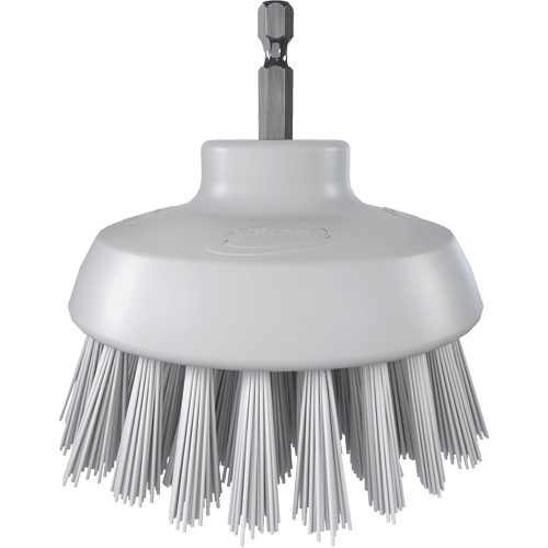 Brosse ronde HyDrive pour perceuse, Soies Tr&egrave;s ferme, Longueur de 3-1/10", Blanc Oxford Builders Supplies Inc