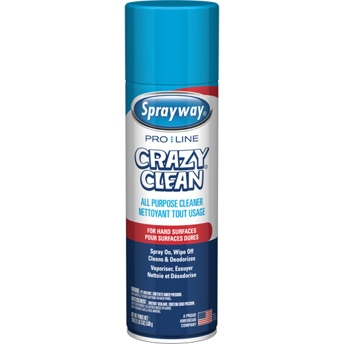 Nettoyant tout usage Pro Line Crazy Clean, 19 oz., Canette a&eacute;rosol Oxford Builders Supplies Inc