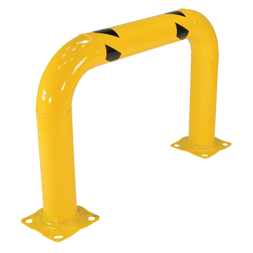 Garde-corps &agrave; profil &eacute;lev&eacute; pour machines, 3' la x 2' h, Jaune Oxford Builders Supplies Inc