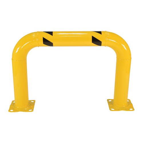 Garde-corps &agrave; profil &eacute;lev&eacute; pour machines, 3' la x 2' h, Jaune Oxford Builders Supplies Inc