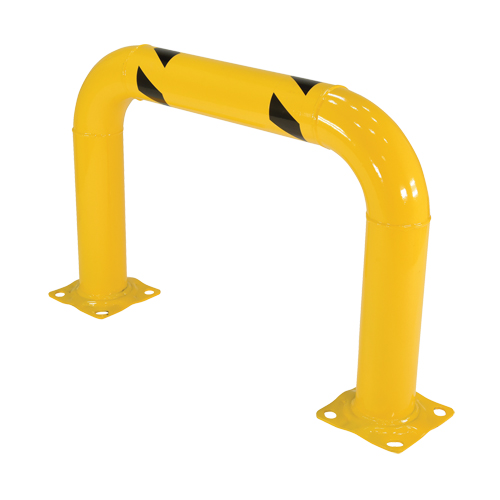 Garde-corps &agrave; profil &eacute;lev&eacute; pour machines, 3' la x 2' h, Jaune Oxford Builders Supplies Inc
